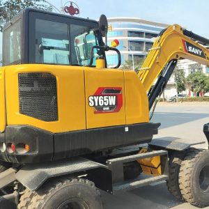 Used SANY SY65W Wheel Excavator for Sale