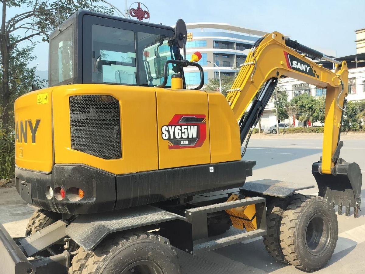 Used SANY SY65W Wheel Excavator for Sale