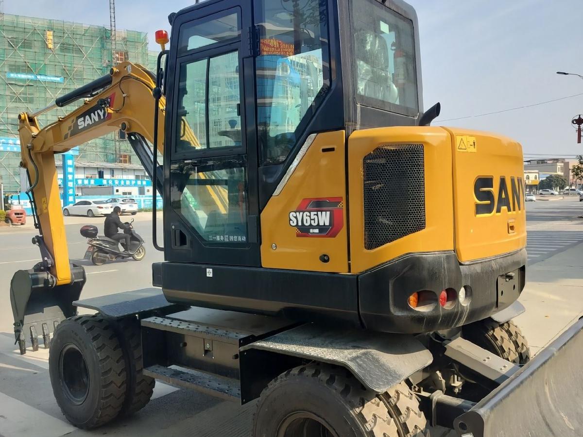 Used SANY SY65W Wheel Excavator for Sale - 图片 3