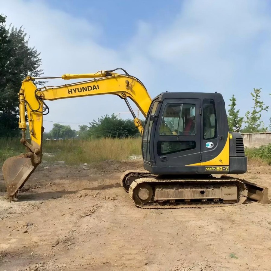 Used Hyundai R80-7 Crawler Excavator for Sale - 图片 4