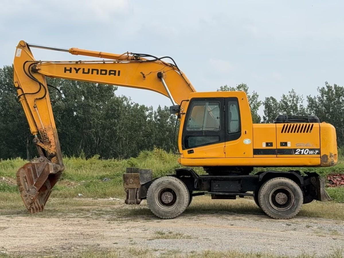 Used Hyundai R210W-7 Wheel Excavator for Sale - 图片 8