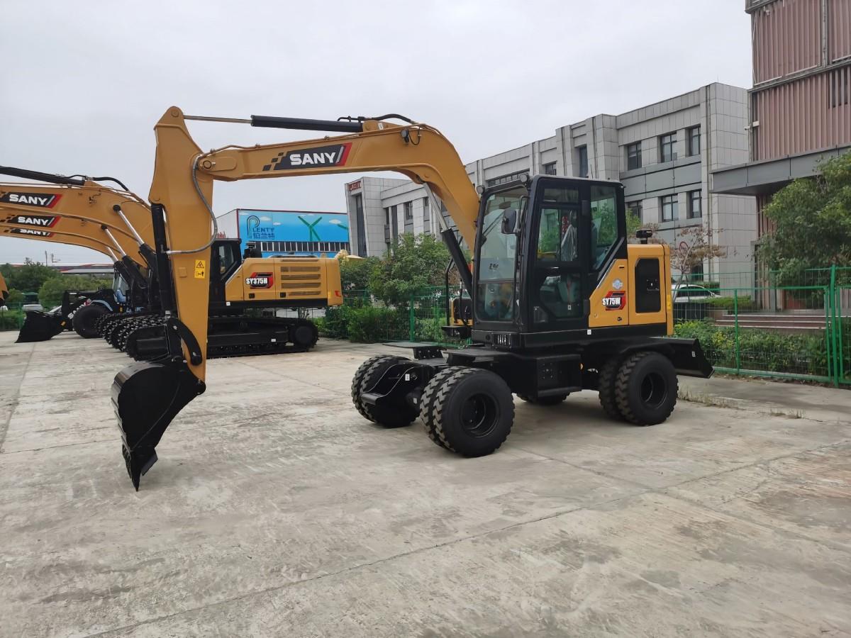 Used SANY SY75W Crawler Excavator for Sale