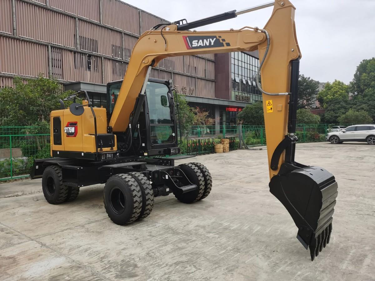 Used SANY SY75W Crawler Excavator for Sale - 图片 2