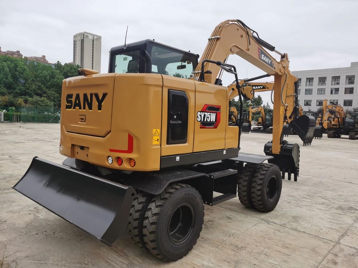 Used SANY SY75W Crawler Excavator for Sale - 图片 4