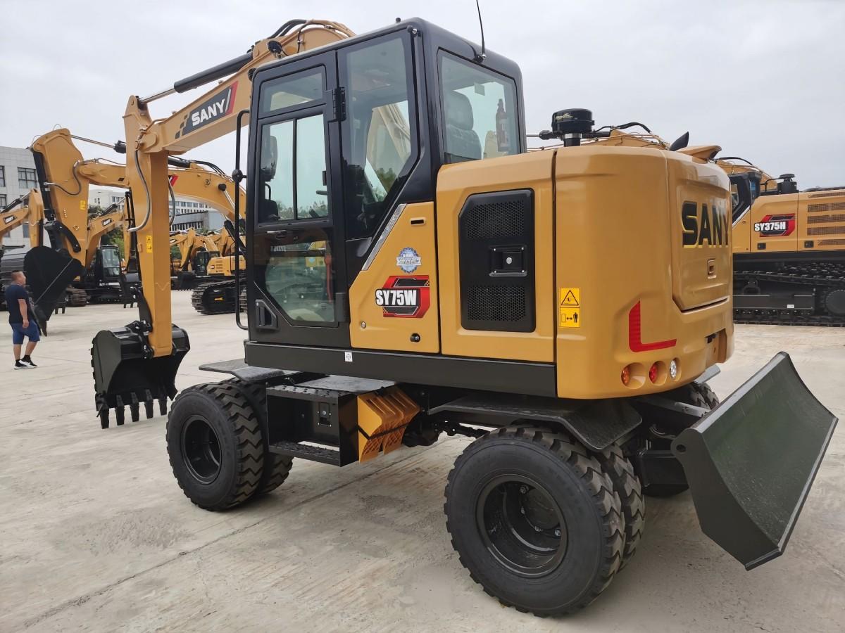 Used SANY SY75W Crawler Excavator for Sale - 图片 5