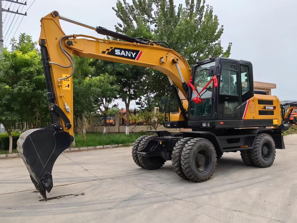 Used SANY SY155W Crawler Excavator for Sale - 图片 4