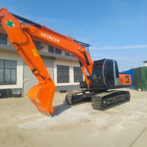 Used Hitachi ZX200 excavator full machine view - YIHUI Machinery