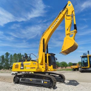 Used Komatsu PC360-7 excavator full machine view - YIHUI Machinery