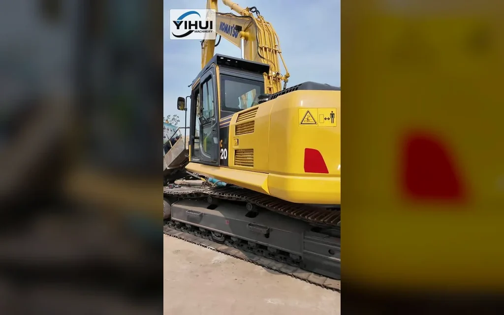 Komatsu PC220 excavator reconditioning in YIHUI workshop