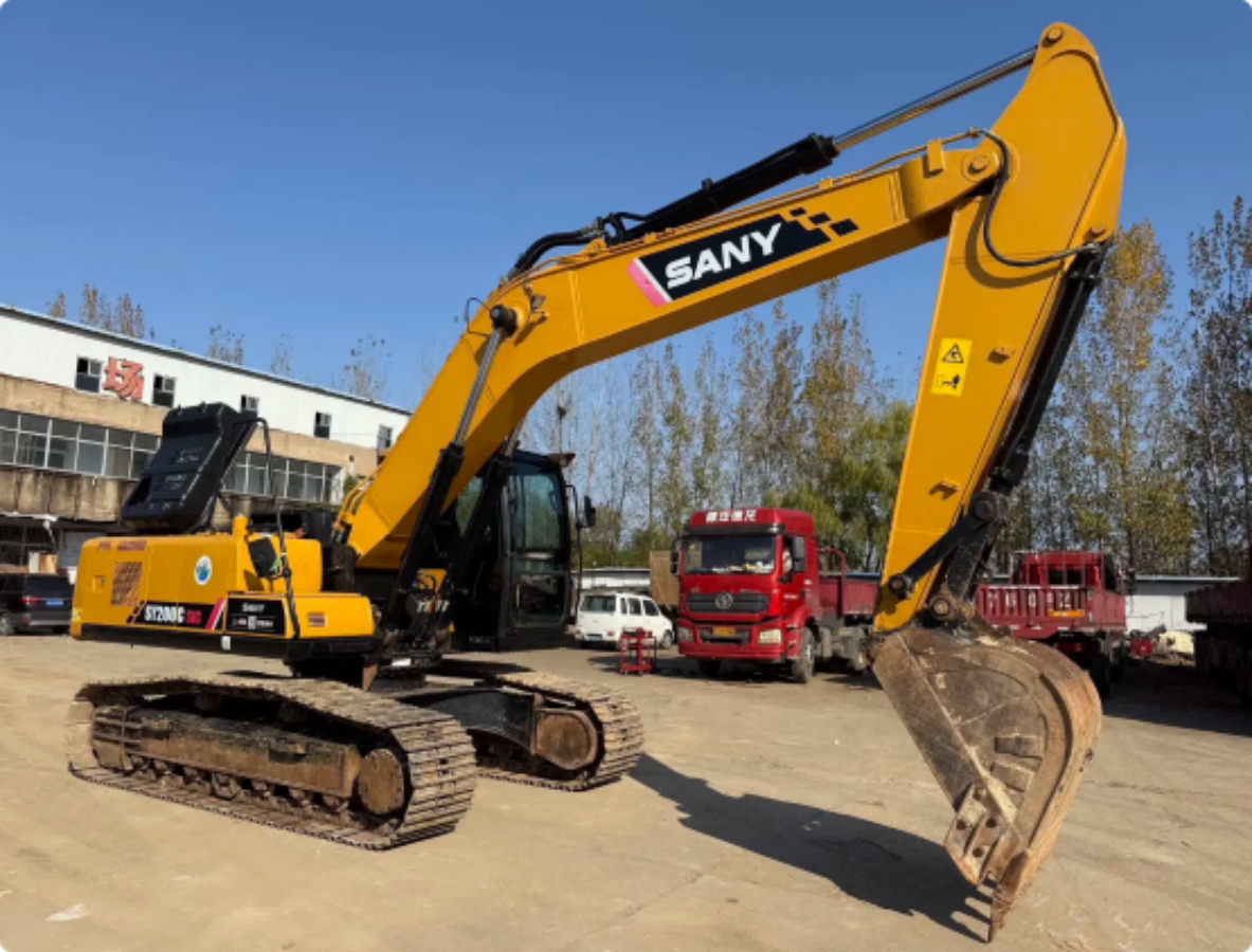 Used SANY SY200C SIC Crawler Excavator for Sale - 图片 2