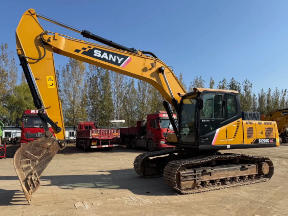 Used SANY SY200C SIC Crawler Excavator for Sale - 图片 4
