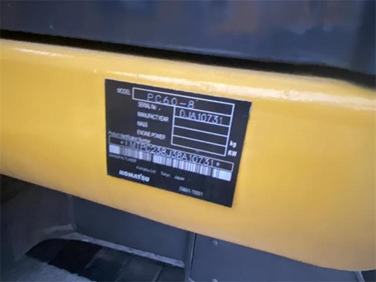 Used Komatsu PC60-8 Crawler Excavator for Sale - 图片 7