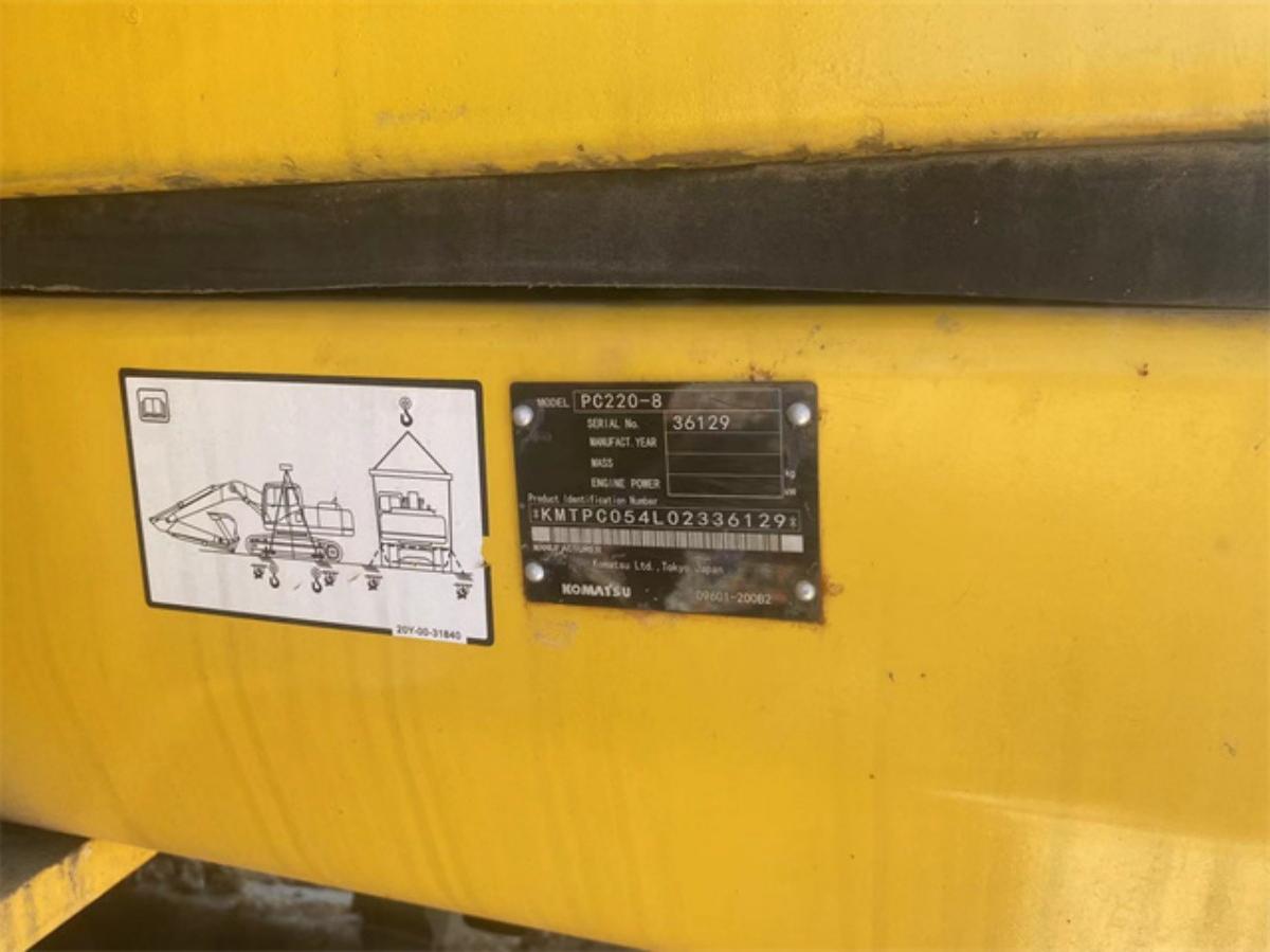 Used Komatsu PC220-8 Crawler Excavator for Sale - 图片 5