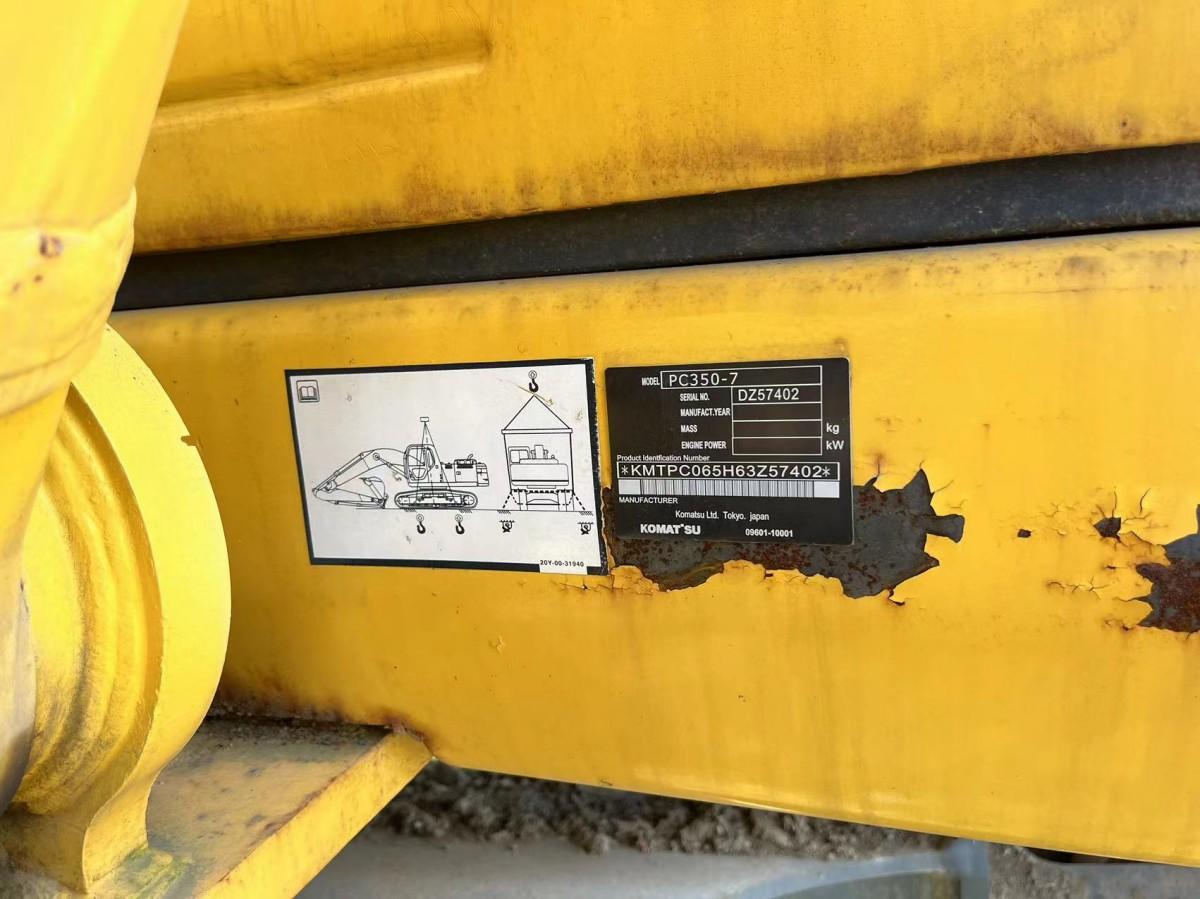Used Komatsu PC350-7 Crawler Excavator for Sale - 图片 7