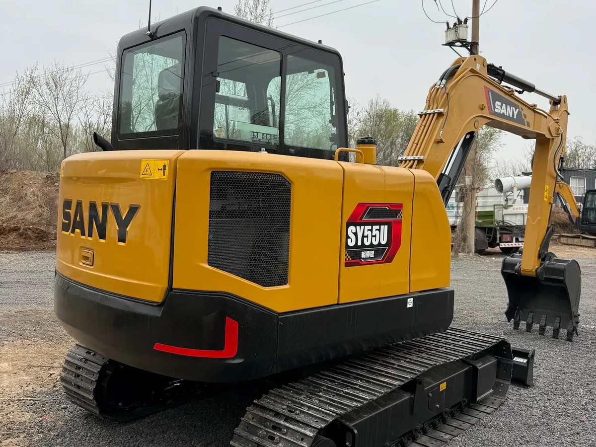 New SANY SY55U Crawler Excavator for Sale - 图片 2