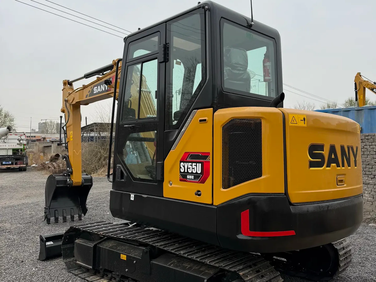 New SANY SY55U Crawler Excavator for Sale - 图片 3