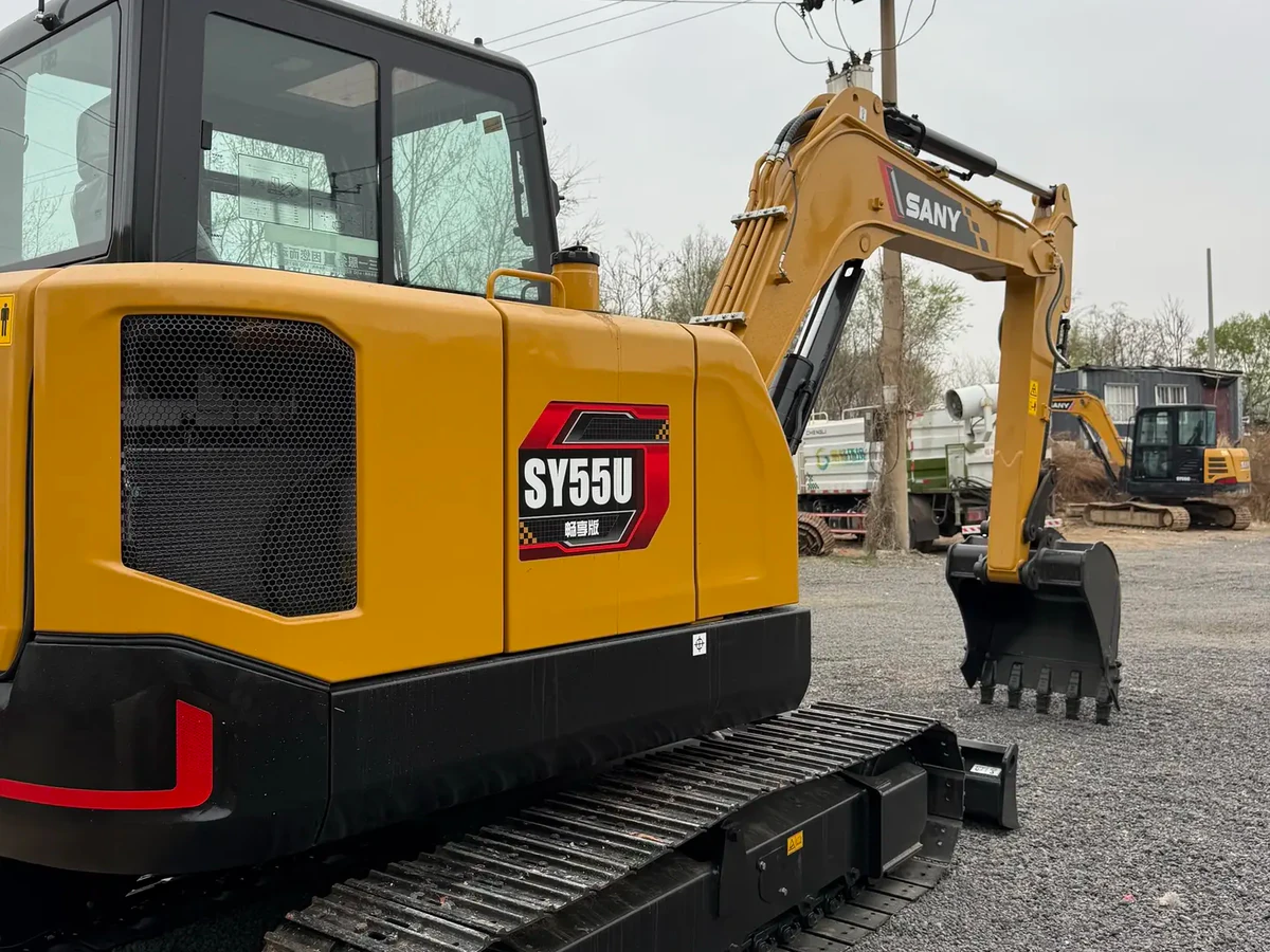 New SANY SY55U Crawler Excavator for Sale - 图片 6
