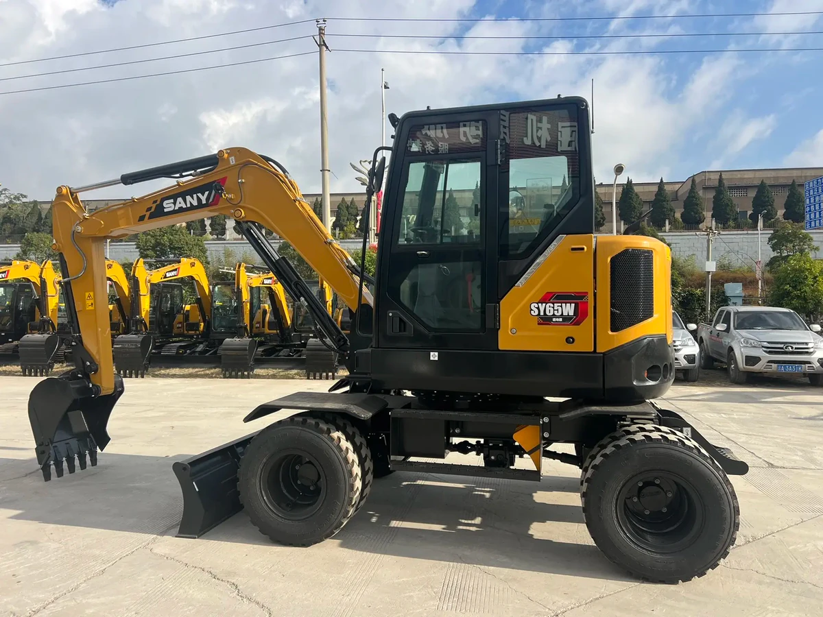 New SANY SY65W Wheel Excavator for Sale